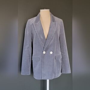 Zara Corduroy Oversized Blazer